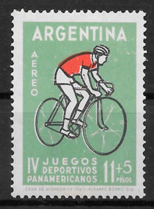 filatelia deporte Argentina 1963