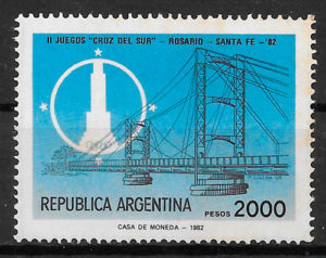 colección sellos deporte Argentina 1982