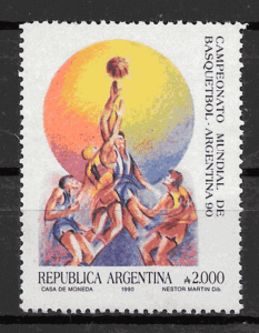 sellos deporte Argentina 1990