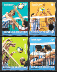 filatelia colección deporte Argentina 2002