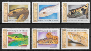 sellos fauna Benín 1999