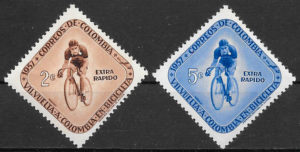 sellos deporte Colombia 1957