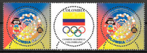 colección sellos deporte Colombia 2004