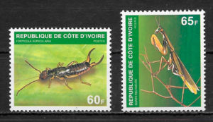 sellos fauna 1980 Cota de Ivori