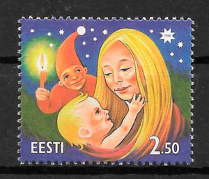 sellos cuentos Estonia 1996