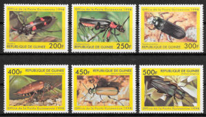 filatelia colección fauna Guinea 1998