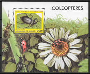 filatelia colección fauna Guinea 1998