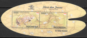 sellos fauna y flora Indonesia 2011