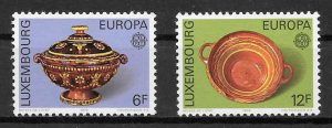 filatelia colección tema Europa Luxemburgo 1976