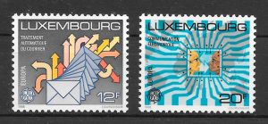 colección sellos tema Europa Luxemburgo 19878