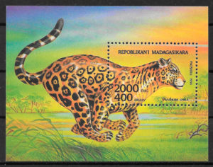 colección sellos fauna Madagascar 1994