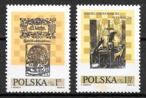 sellos deporte Polonia 1974