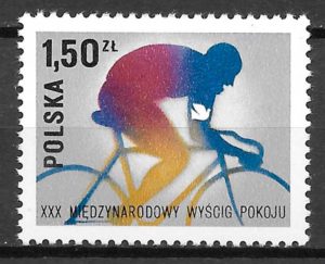 coleccion sellos deporte Polonia 1977