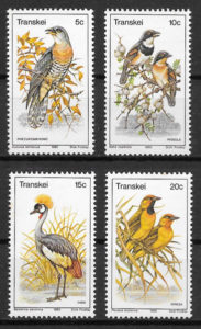 filatelia colección Transkei 1980