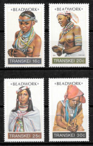 colección sellos arte Transkei 1987