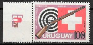 coleccion sellos deporte Uruguay 1974