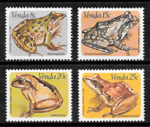 filatelia colección fauna Venda 1982