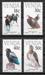 colección sellos fauna Venda 1989