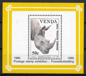 sellos fauna Venda 1990