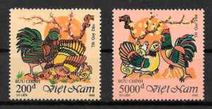 sellos año lunar Viet Nam 1993