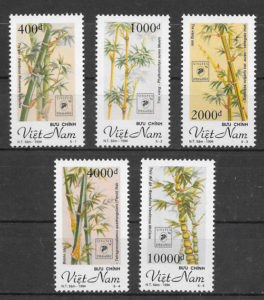 FILATELIA COLECCIÓN FLORA VIET NAM 1994