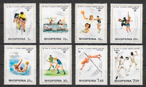 colección sellos olimpiadas ALBANIA 1975