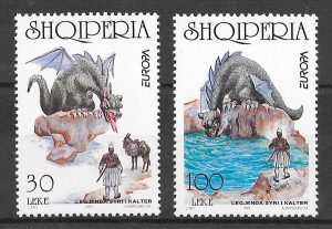 filatelia Europa Albania 1997