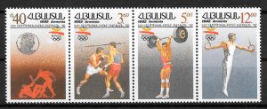 sellos olimpiadas Armenia 1992