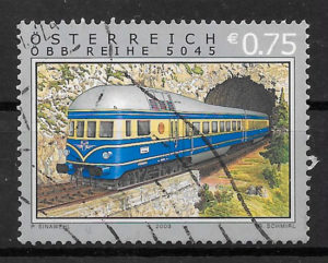 colección sellos trenes Austria 2003