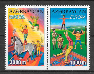 filatelia Europa Azerbaiyan 2002