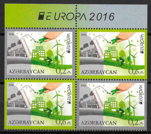 filatelia Europa Azerbaiyan 2016