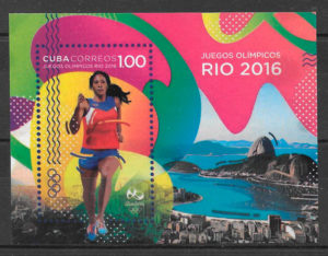 colección sellos olimpiadas Cuba 2016