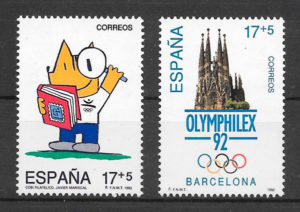 filatelia olimpiadas Espana 2002