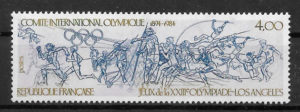 filatelia olimpiadas Francia 1984