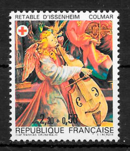 filatelia cruz roja Francia 1985