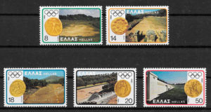 sellos olimpiadas Grecia 1980