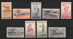 colección selos olimpiadas Italia 1960