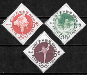 filatelia colección olimpiadas China 1962