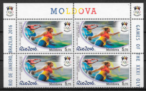 sellos olimpiadas Moldavia 2016