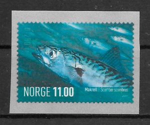 colección sellos fauna Noruega 2007