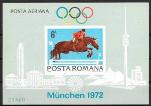 coleccion sellos olimpiadas Rumania 1972