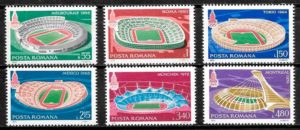 filatelia juegos olimpicos Rumanaia 1979