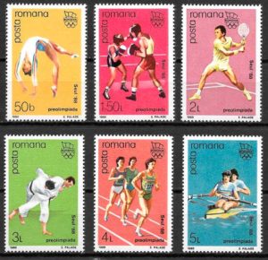 filatelia coleccion olimpiadas Rumania 1988