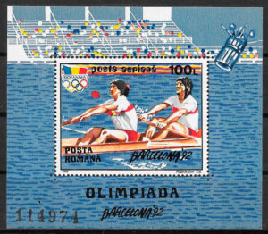 filatelia coleccion olimpiadas Rumania 1992