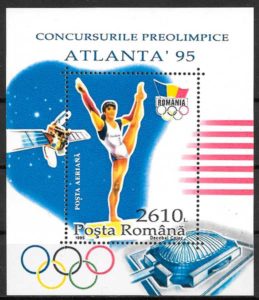 filatelia coleccion olimpiadas Rumania 1995