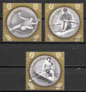 filatelia coleccion olimpiadas Rumania 2004