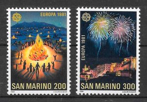 filtelia Europa San Marino 1981