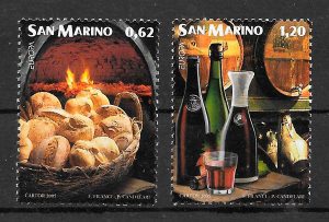 sellos Europa San Marino 2005