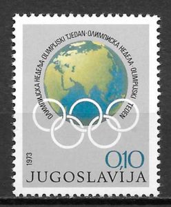 sellos olimpiadas Yugoslavia 1973