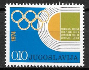 filatelia olimpiadas Yugoslavia 1974